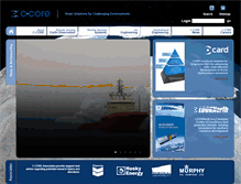 Tablet Screenshot of c-core.ca